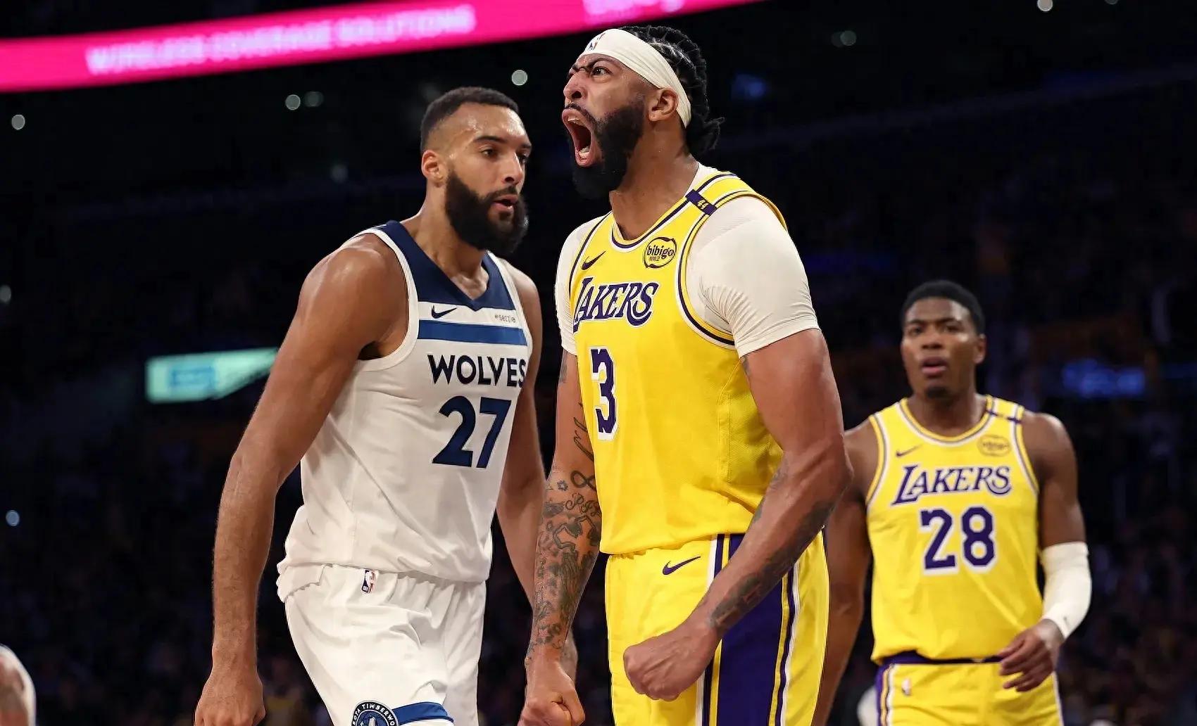 湖人大胜森林狼,继续领跑西部 湖人大胜森林狼,继续领跑西部